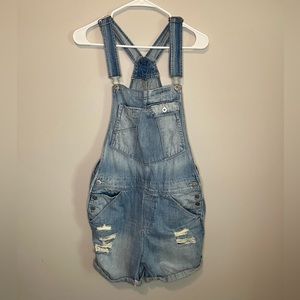 Distressed Overalls